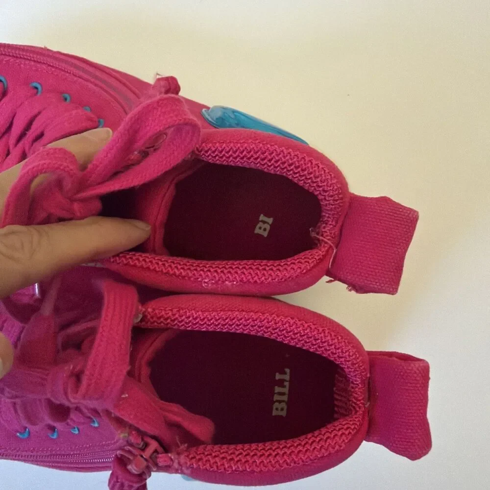 BILLY Footwear Billy High Top Pink Canvas Kids 2